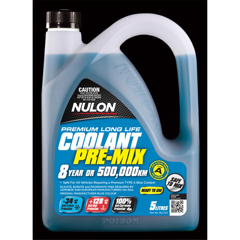 Nulon BLLTU5 Blue Premium Long Life Pre-Mix Coolant 5L
