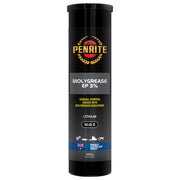 Penrite Molygrease EP 3% General Purpose NLGI2 Lithium Grease with Molybdenum Disulphide - 450g Cartridge - MOLY00045