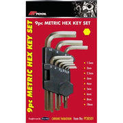 PKTool Hex Key Set - 9 Piece Metric - PT30501