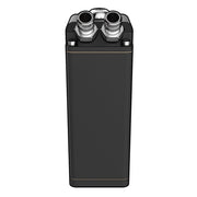 SAAS Baffled Rectangle Black Billet Oil Catch Can (600mL Capacity) - ST1010