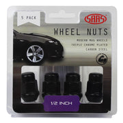 SAAS Wheel Nuts Acorn Bulge 1/2