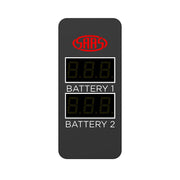SAAS SG81514 Dual Volt Digital Switch Gauge 8V-18V Carling 49 X 24