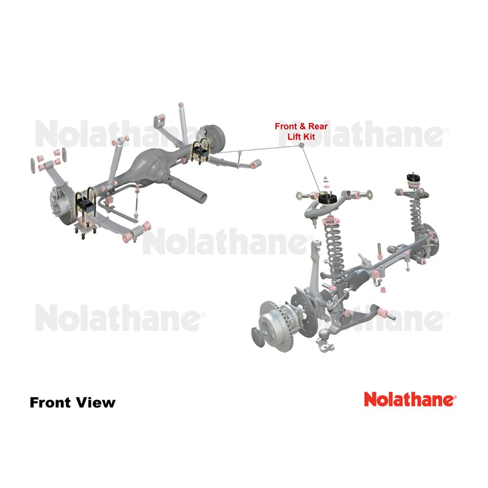 Nolathane Front and Rear Lift Kit - 47821 (Bulky Item - Freight Applies)