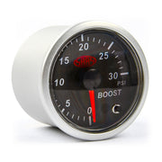 SAAS 52mm Black Muscle Series Diesel Boost Gauge Diesel (0-30PSI) - SG21213