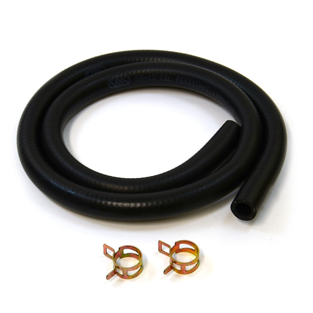 SAAS 1 Metre Oil Resistant Hose 14mm (9/16") ID with Pair of Clamps - SRH14