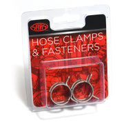 SAAS Pack of 2 Spring Hose Clamps - 16mm (5/8