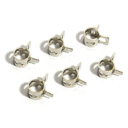 SAAS Pack of 6 Spring Hose Clamps - 3mm (1/8