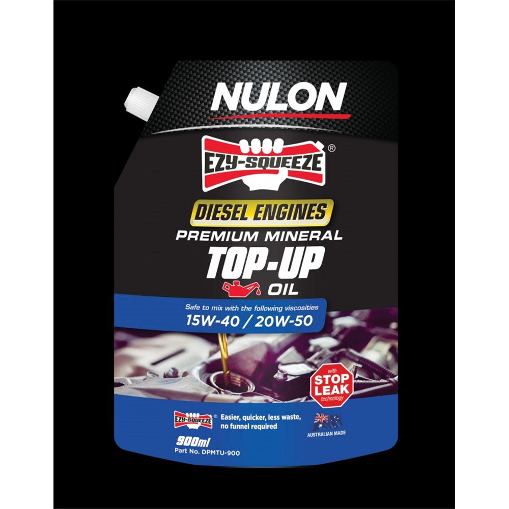 Nulon Diesel Engine Premium Mineral Top-Up Oil 900ml - DPMTU-900