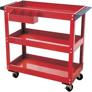 PKTool 100kg Capacity 3 Shelf Steel Tool Trolley - PT81002 (Bulky Item - Freight Applies)