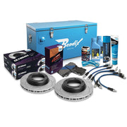 Bendix Ultimate 4WD Front Brake Upgrade Kit for Non-ABS 76, 78, 79 Series Land Cruiser Built Before August 2014 (Standard Ride Height) - Check Compatibility - U4WD-BUK16 (*Bulky Item, Freight Charges Apply) (Bulky Item - Freight Applies)