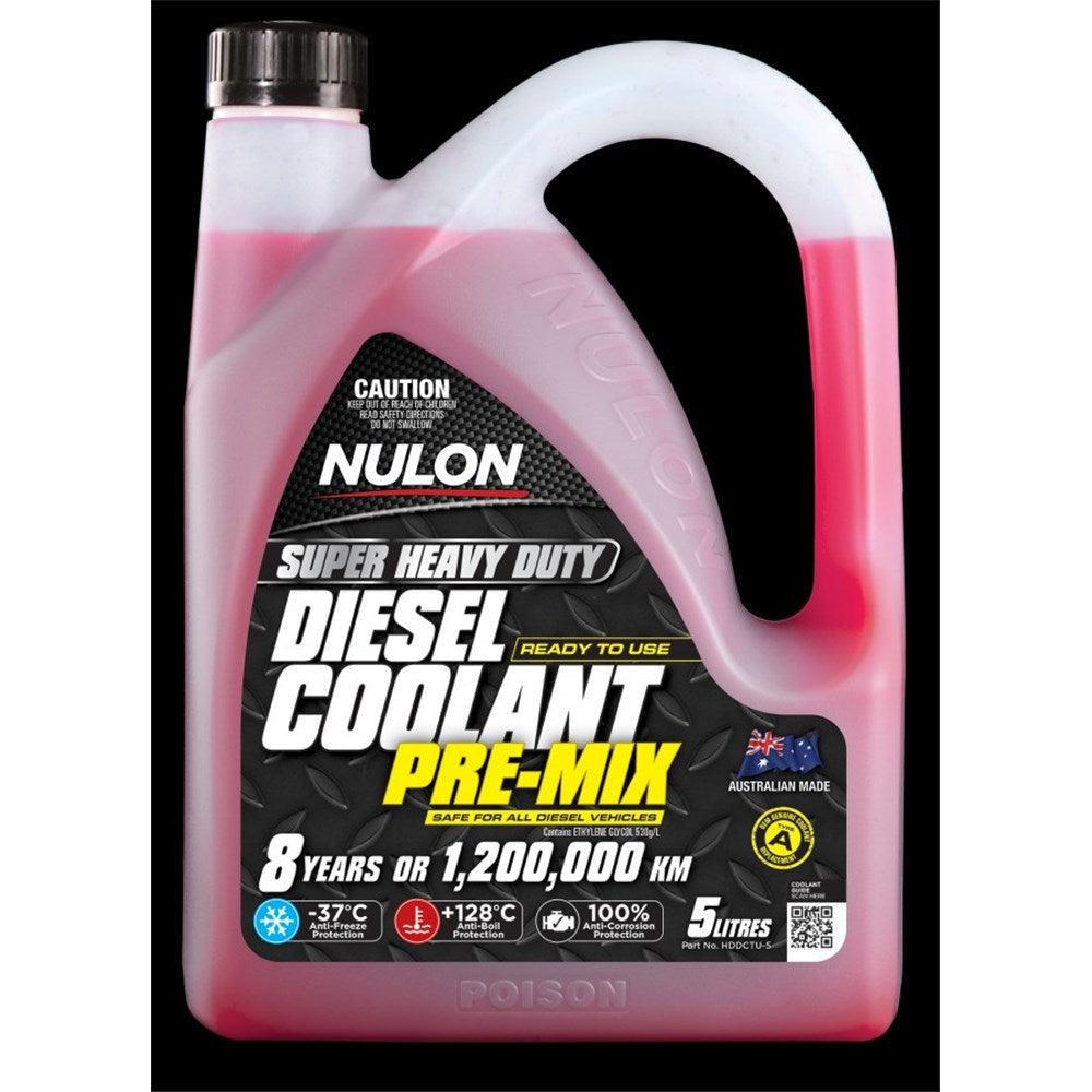 Nulon Super Heavy Duty Diesel Coolant Top-Up 5 Litre - HDDCTU-5