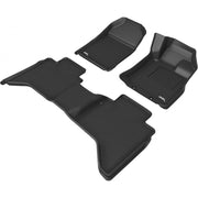 TruFit 3D to Suit Isuzu D-Max Dual Cab 2020-2025 Kagu Tailor Made Front and Rear Set of Black Rubber Floor Mats - 3D-IZDMAX20P4BK  (Bulky Item - Freight Applies)