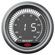 SAAS 52mm Muscle Digital Series Boost and Vacuum Gauge (30inHg-30PSI) - SG41211