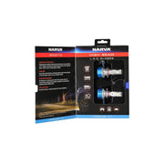 Narva 18445H HB3 P20d 12/24V Gen III High Beam LED Performance Globe Kit (Pair)