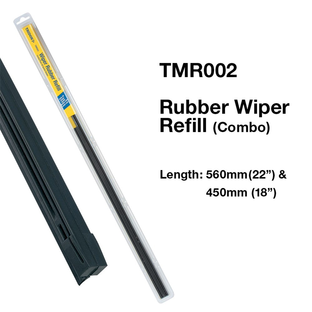 Tridon Rubber Refills - Japanese Spoiler Blade (Pair) 22In - TMR002