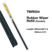 Tridon Rubber Refills - Japanese Spoiler Blade (Pair) 14In - TMR004