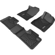 TruFit 3D to Suit 2011-2021 Jeep Grand Cherokee Maxtrac Tailor Made Front and Rear Set of Heavy Duty Black Rubber Floor Mats - 3D-JGCH11P4BKMAX  (Bulky Item - Freight Applies)