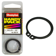Champion Pack of 2 1 Steel External Shaft Circlips - BH219