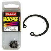 Champion Pack of 5 1/2 Internal Shaft Circlips - BH220