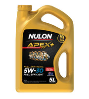Nulon APX5W30A5-5 Apex+ Fuel Efficient 5W-30 Full Synthetic Engine Oil 5L (Pickup Only)