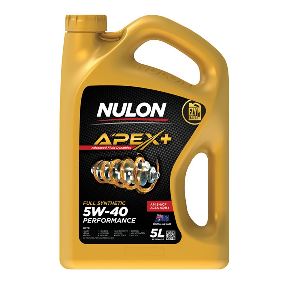 Nulon APX5W40-5 Apex+ 5W-40 Full Synthetic Performance Engine Oil 5L (Pickup Only)