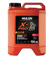 Nulon XPRHD15W40-10 X-Pro 15W-40 Hi-Torque Performance Premium Mineral Diesel Engine Oil 10L (Pickup only)