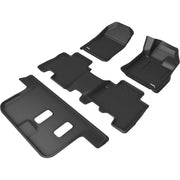 TruFit 3D to Suit 2021 Onwards Isuzu MU-X Kagu Tailor Made 3-Row Set of Black Rubber Floor Mats - 3D-IZMUX20WAGBK  (Bulky Item - Freight Applies)