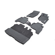 TruFit 3D to Suit 2015 Onwards Mitsubishi Pajero Sport Maxtrac Tailor Made 3-Row Set of Heavy Duty Black Rubber Floor Mats - 3D-MIPSP15WAGBKMAX  (Bulky Item - Freight Applies)