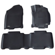 TruFit 3D to Suit 2019-2023 Toyota Rav4 Kagu Tailor Made Front and Rear Black Rubber Floor Mats - 3D-TRAV19P4BK  (Bulky Item - Freight Applies)