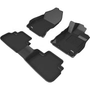TruFit 3D to Suit Subaru Forester SK 2018-2022 Kagu Tailor Made Front and Rear Set of Black Rubber Floor Mats - 3D-SFOR18P4BK  (Bulky Item - Freight Applies)
