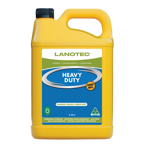 Lanotec Heavy Duty Liquid Lanolin Lubricant and Corrosion Inhibitor - 5L - HD-0005 (Bulky Item - Freight Applies)