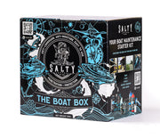 Salty Captain Boat Box with Wash and Flush Musket, Salt Wash, Engine Flush, Rain Repel, Marine Screen (Pickup Only) - BUNBBOX1L