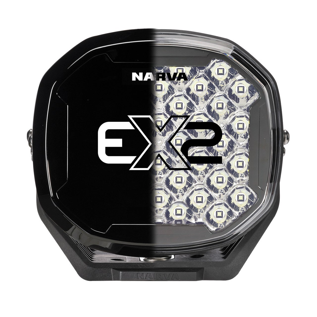Narva 72182 Pair of EX2 Series 9" Driving Lamps with Hybrid Beam (Bulky Item - Freight Applies)