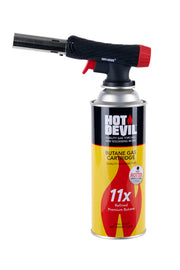 Hot Devil Professional Butane Blow Torch Kit with 220g Gas Cartridge - HD910 (Pickup Only)