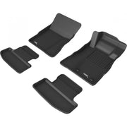 TruFit 3D to Suit 2015-2023 Ford Mustang Kagu Tailor Made Front and Rear Set of Black Rubber Floor Mats - 3D-FMUS15P4BK  (Bulky Item - Freight Applies)