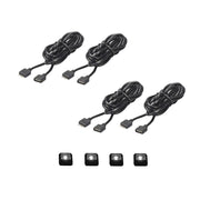 Type S GLM55259 4-Piece App Controlled Plug and Glow Interior Multi-Colour LED Micro Light Extension Set (Add - On to Suit Smart Lighting Kits)