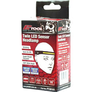 PKTool Twin LED Handsfree Sensor Operated Multifunction Head Lamp Worklight - PT30101