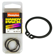 Champion Pack of 3 7/8 Steel External Shaft Circlips - BH218