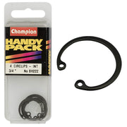 Champion Pack of 4 3/4 Internal Shaft Circlips - BH222