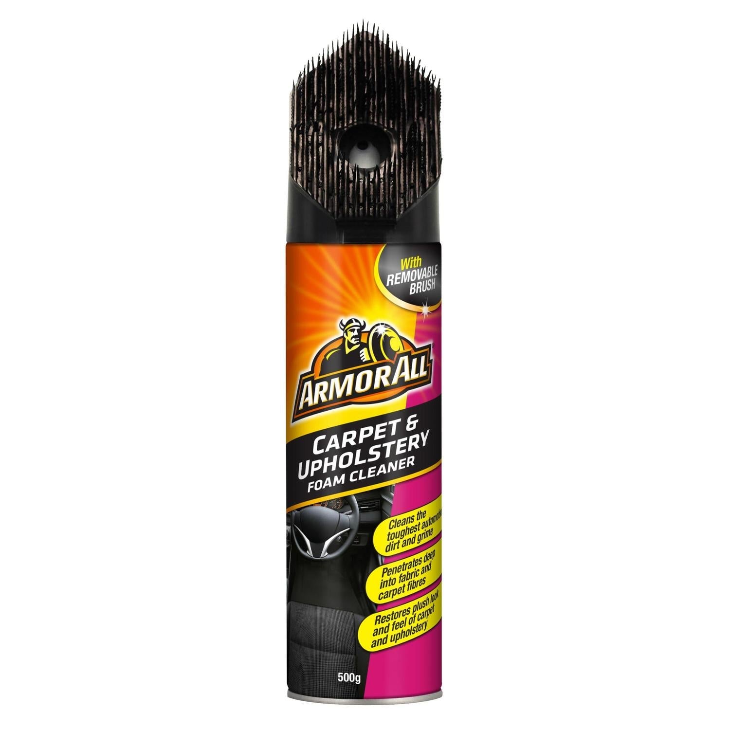 Armor All Foaming Carpet and Upholstery Aerosol Cleaner with Brush Cap 500g - ACFPSCA-500-1ANZ Pickup Only)