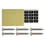 LV Automotive 12/24V 6 Way Control Panel - LV5184 (Bulky Item - Freight Applies)