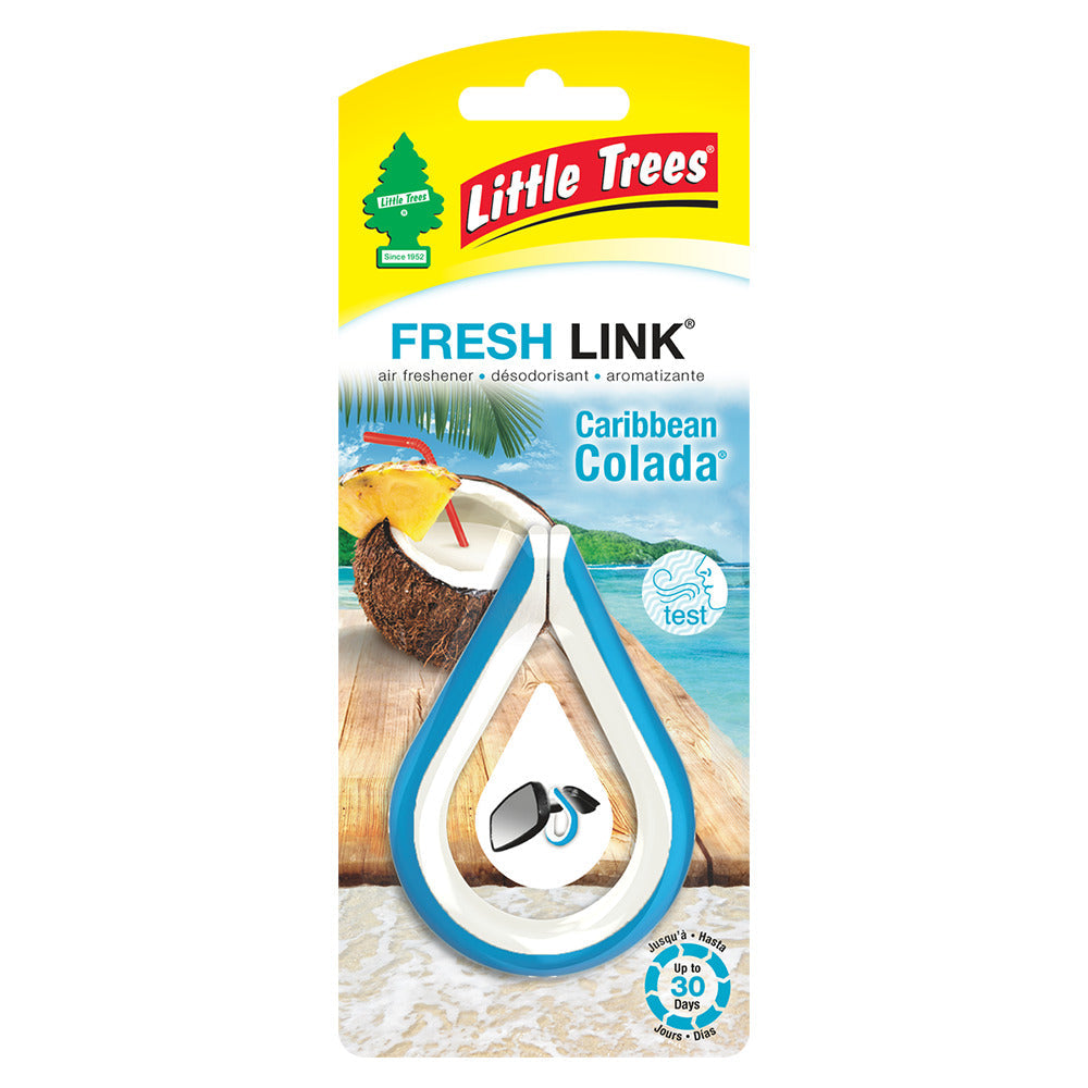 Little Trees Air Freshener Fresh Link - Caribbean Colada - 52925