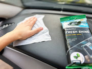 Turtle Wax Fresh Shine 1 Step Gloss Wipes for Plastic Interior Trims - 24 Pack - 103301