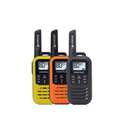 EcoXGear EcoXTalk Series Handheld UHF CB Radio with Up to 3km Range - Tri-Colour Triple Pack - EXG50-3PK