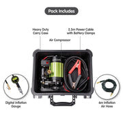Oricom Portable Air Compressor (150Psi) with Heavy Duty Case - AIR30 (Bulky Item - Freight Applies)