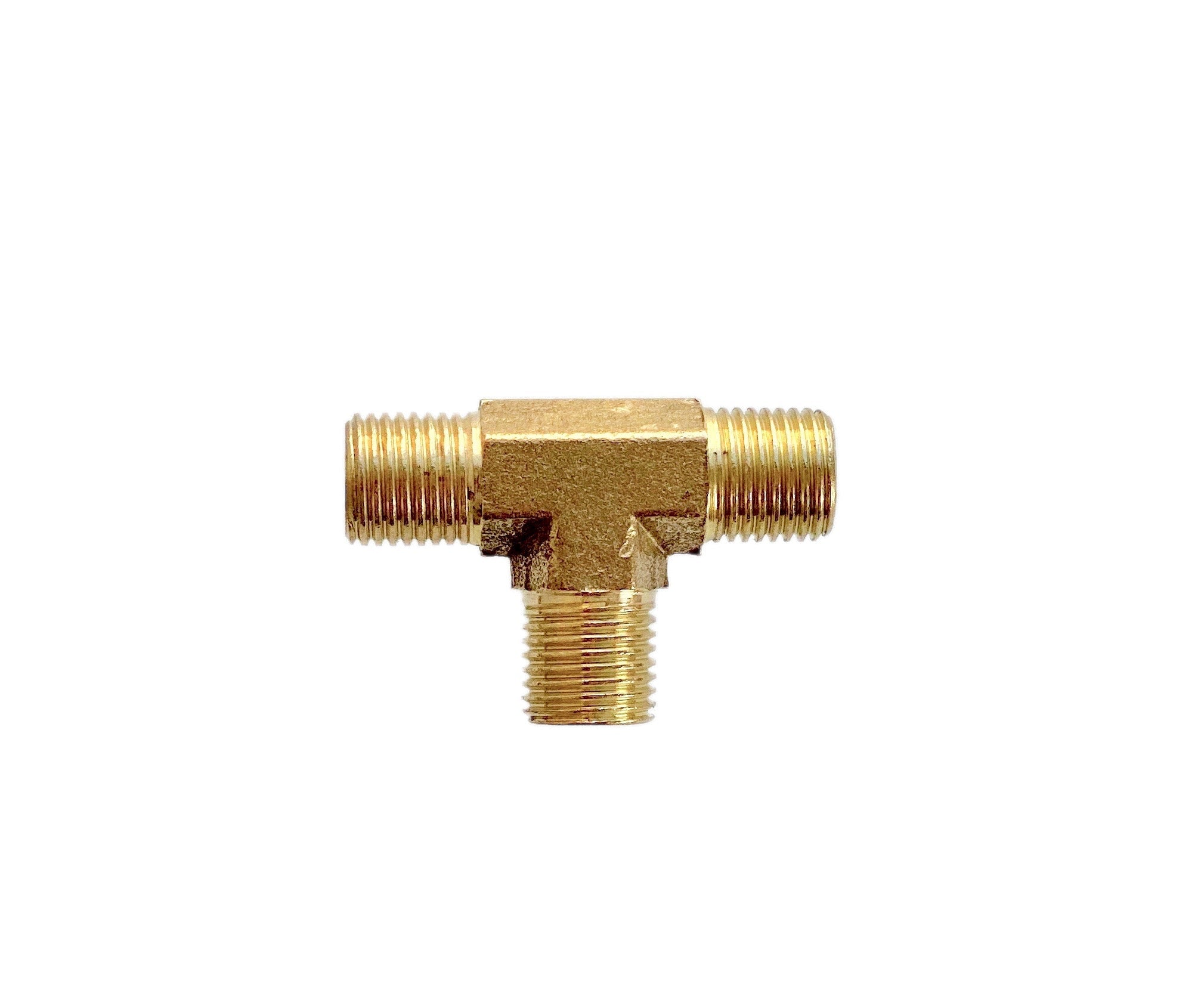 Emax Brass Tee 1/4Inch Male Fitting EMET04