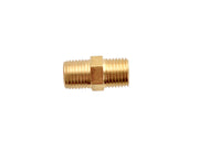 Emax Brass Double Male Fitting (1/4