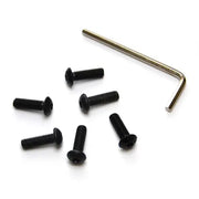 SAAS Boss Kit Black Allen Key Screw Set (6) suit SAAS Classic wheels - BKS03