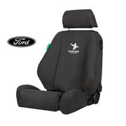 Black Duck Front Seat Covers for 06/2015-10/2020 Ford Ranger - Black Canvas - FR152ABCCVBK