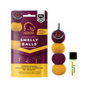 Smelly Balls Brisbane Broncos Inspired Reusable Air Freshener Starter Set - NRL445AA